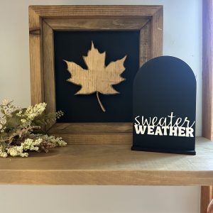 Wood Leaf + Sweater Weather